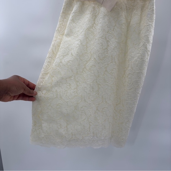 BHLDN Encore by Watters cream lace dress size 6 - Picture 3 of 9